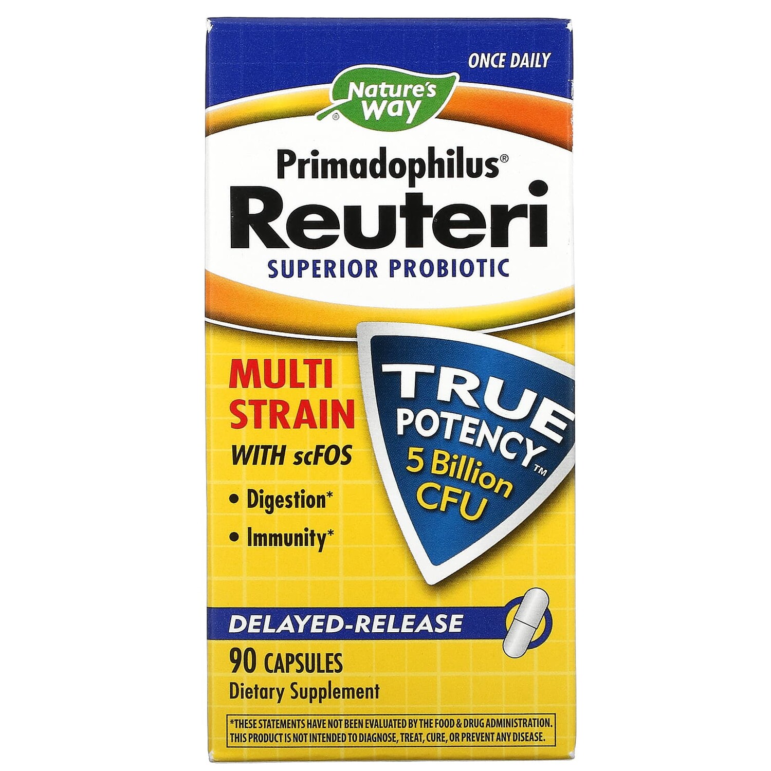 

Nature's Way Primadophilus Reuteri улучшенный пробиотик 90 Veggie Caps