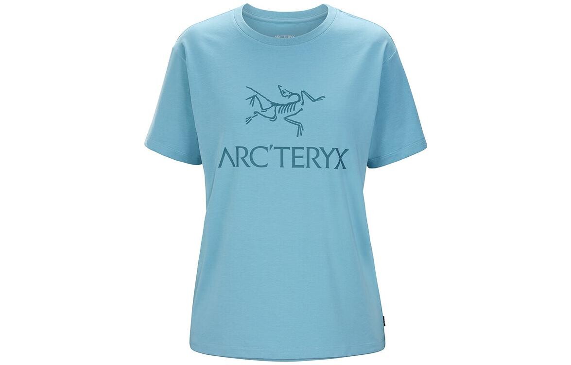 Женская футболка Arcteryx, цвет Black Heather — фото 2