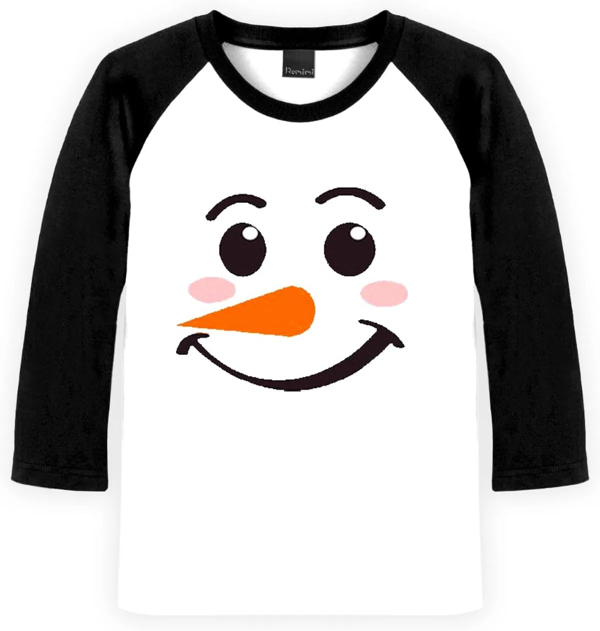 Футболка детская с принтом Remimi, Snowman Face