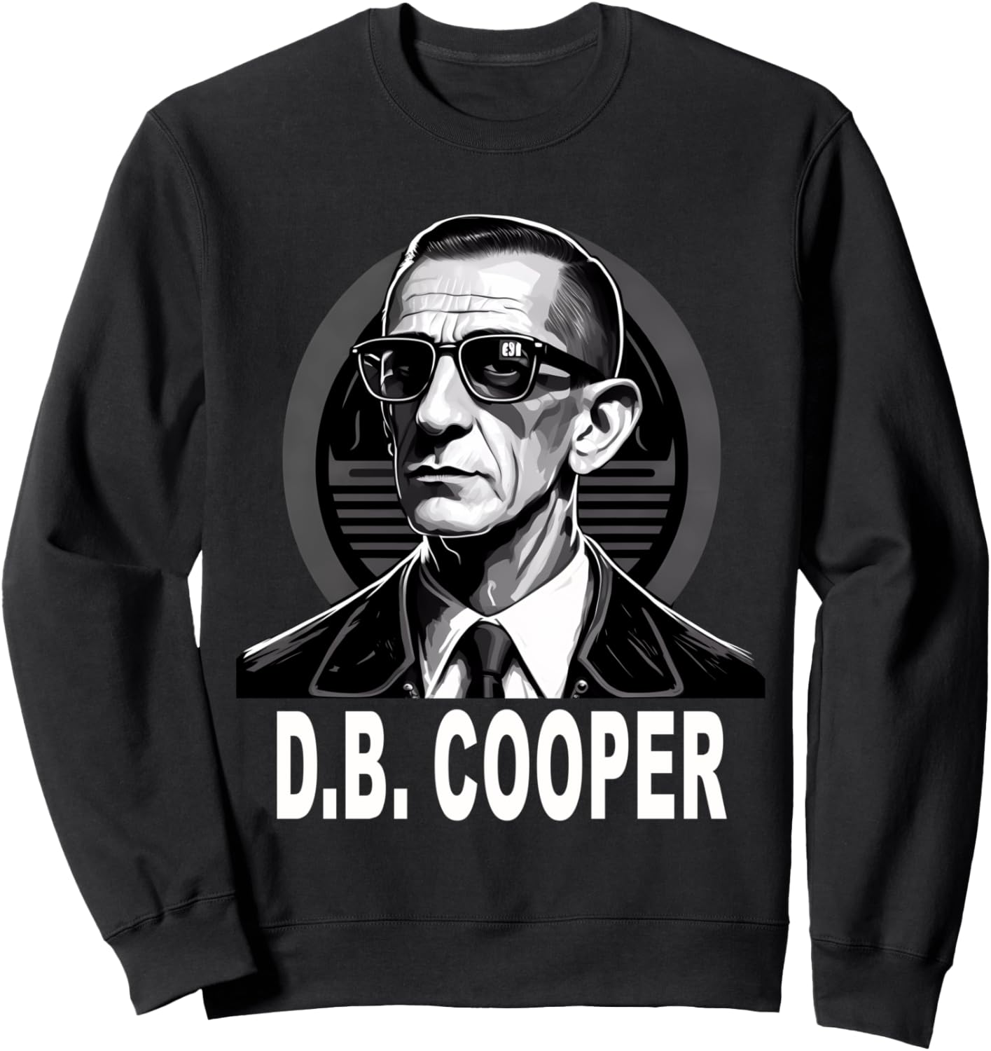 

Толстовка DB Cooper Skyjacker Hijacker Skydiver, черная The D.B. Cooper Fan Club
