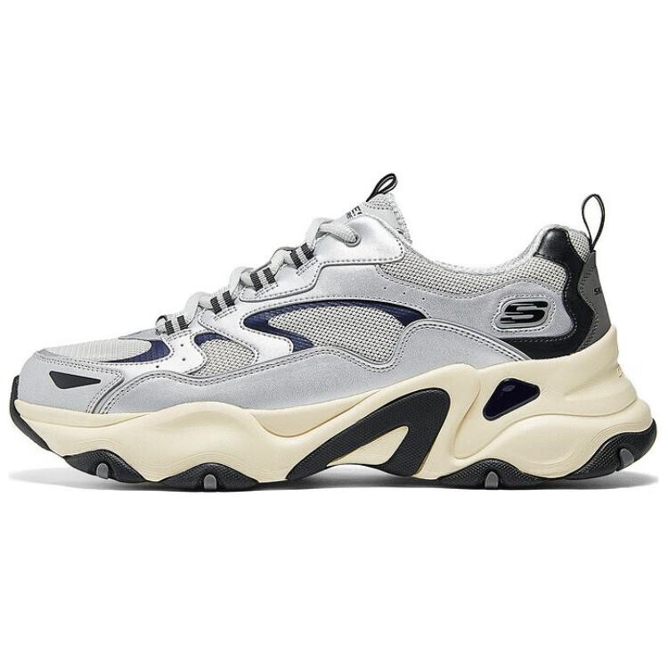

Кроссовки Skechers DLITES Lifestyle Shoes Men Low-top Silver/White, белый