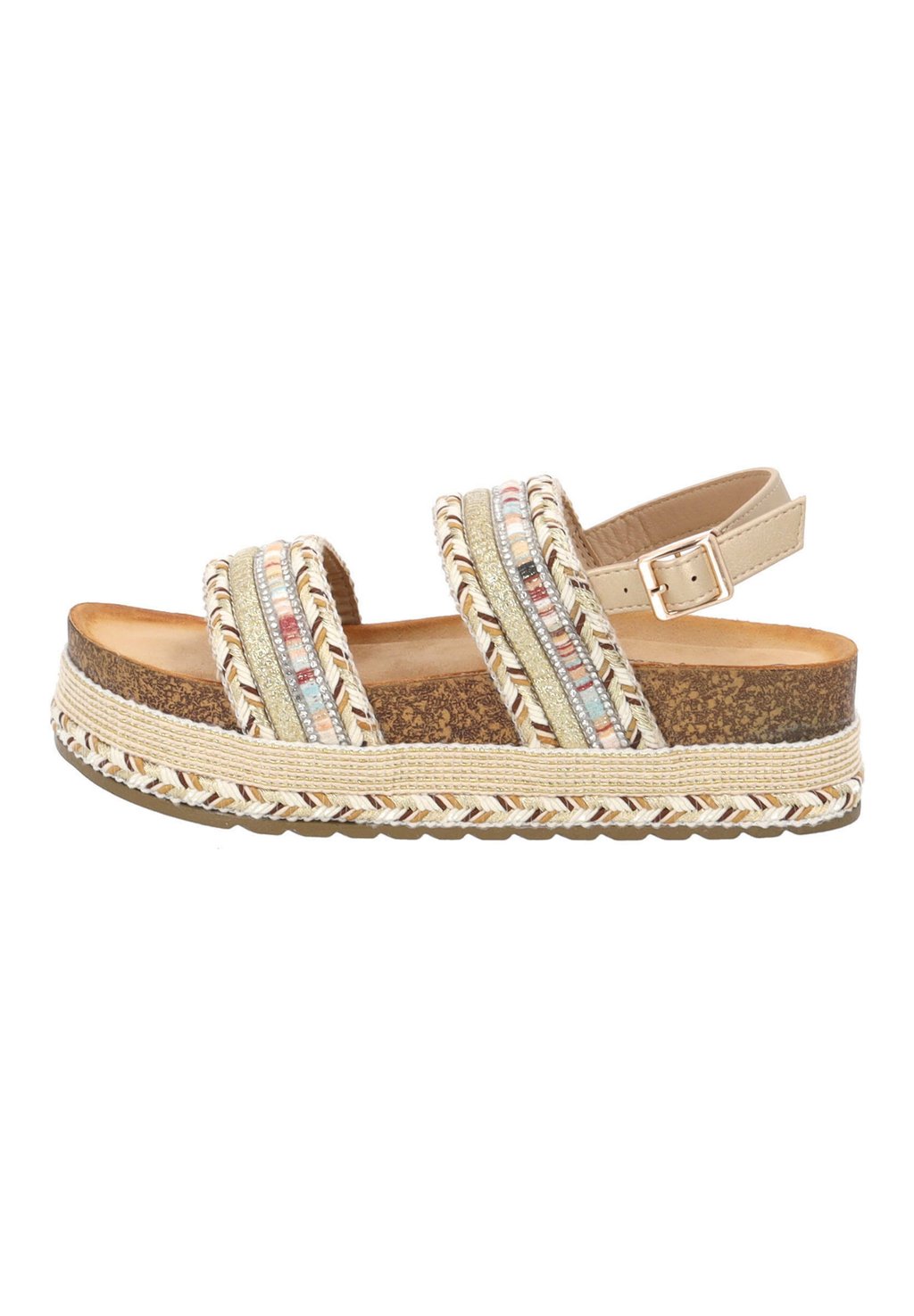 Босоножки на платформе AIFATE - Espadrilles Palado by Sila Sahin, золотой