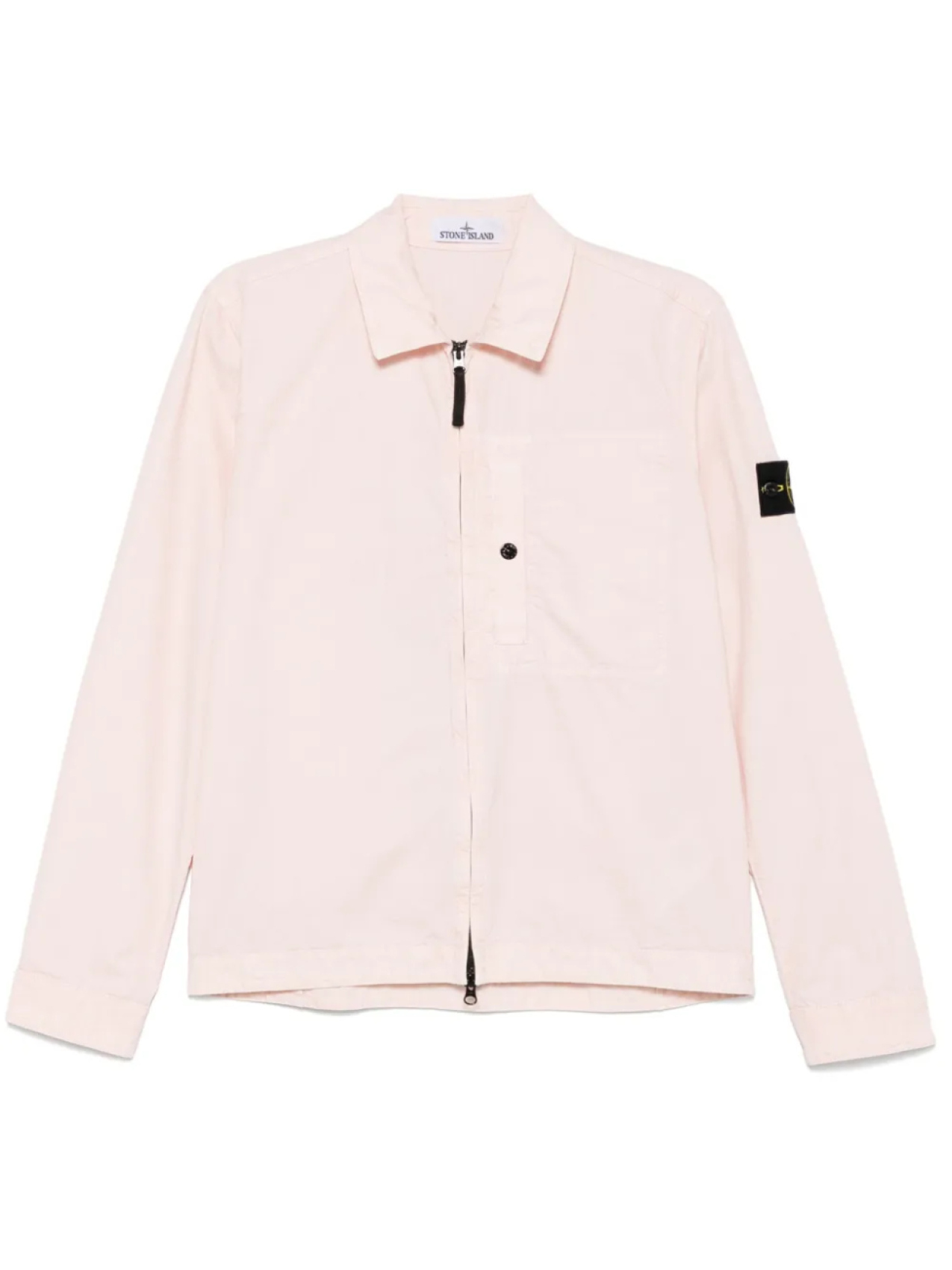 

Куртка-рубашка с логотипом Stone Island Compass, розовый
