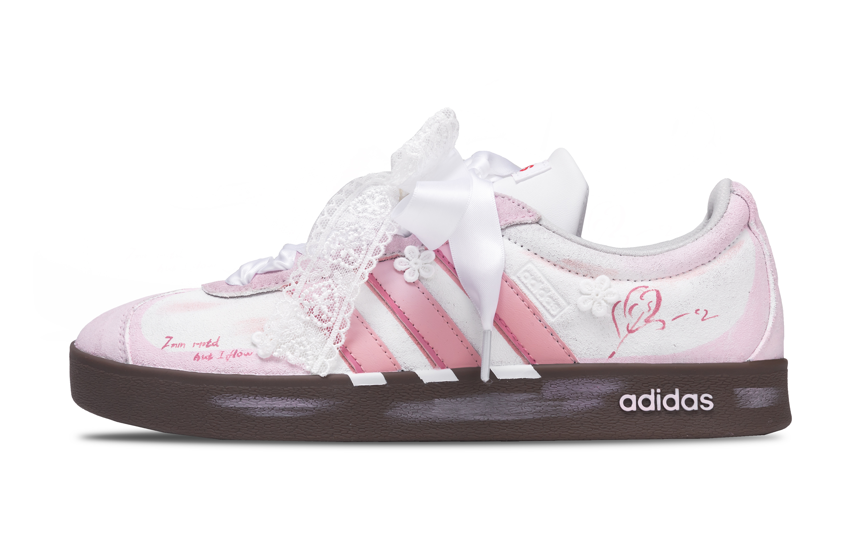 

Adidas VL COURT 2.0 Cushioning Low top Skateboard Shoes Unisex Cherry Blossom Pink