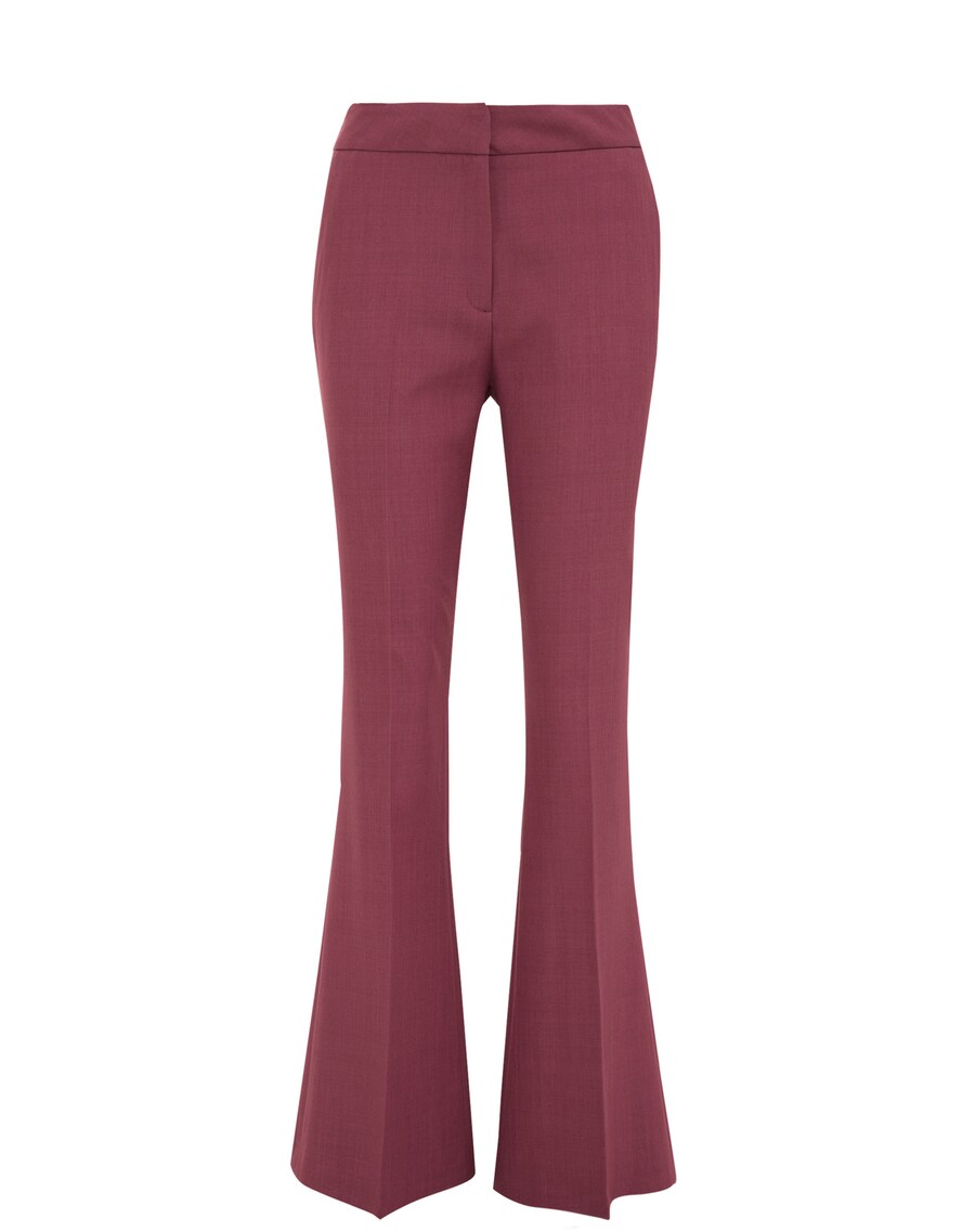 

Расклешенные плиссированные брюки WE Fashion, цвет Raspberry