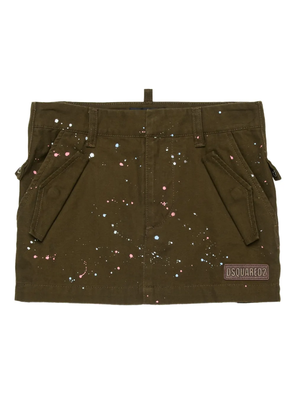 

Юбка с нашивкой-логотипом Dsquared2 Kids, зеленый