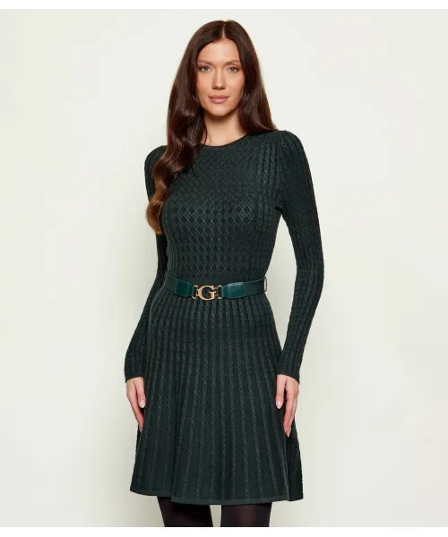 

Платье с поясом Hana Guess Jeans, зеленый