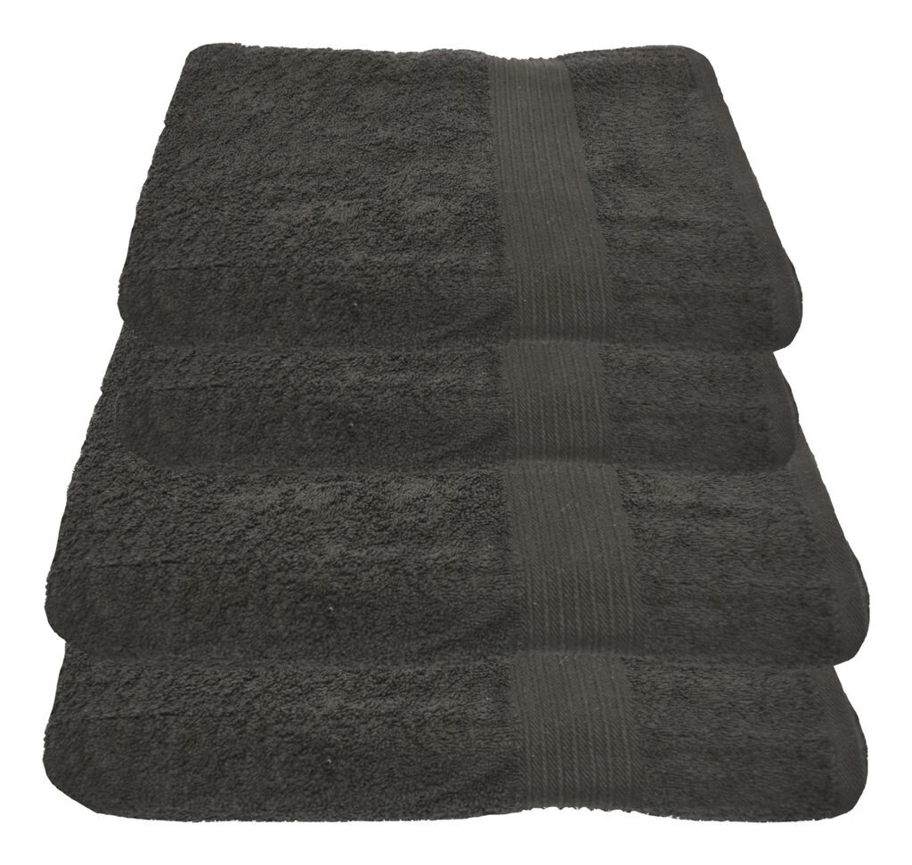 

Набор полотенец Julie Julsen антрацит, комплект: 2 банных полотенца и 2 полотенца для рук., черный