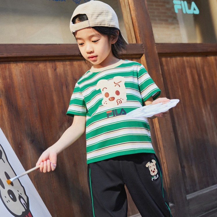 Футболка All Over Print от YUANTIANZHI,LIANMINGKUAN для детей 3-7 лет FILA KIDS, мультиколор — фото 4