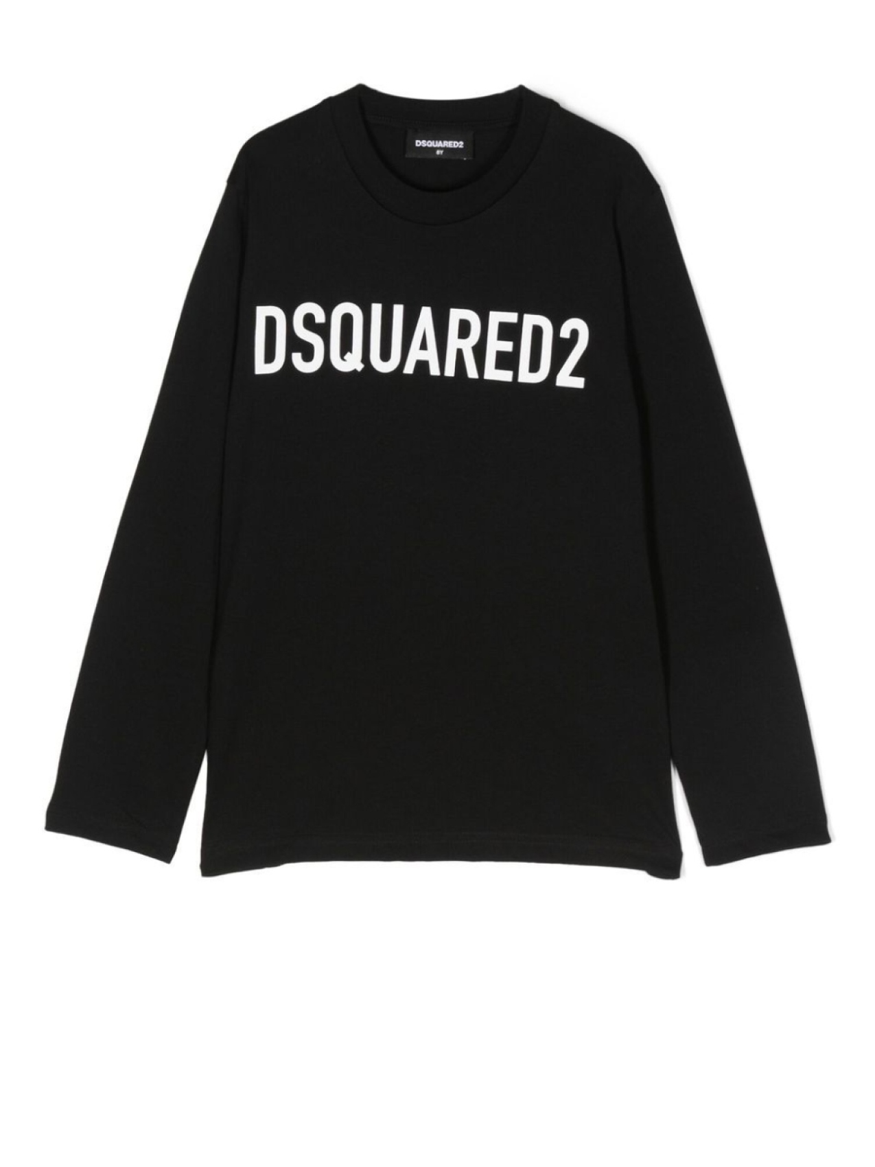 

DSQUARED2 KIDS топ с длинными рукавами и логотипом, черный