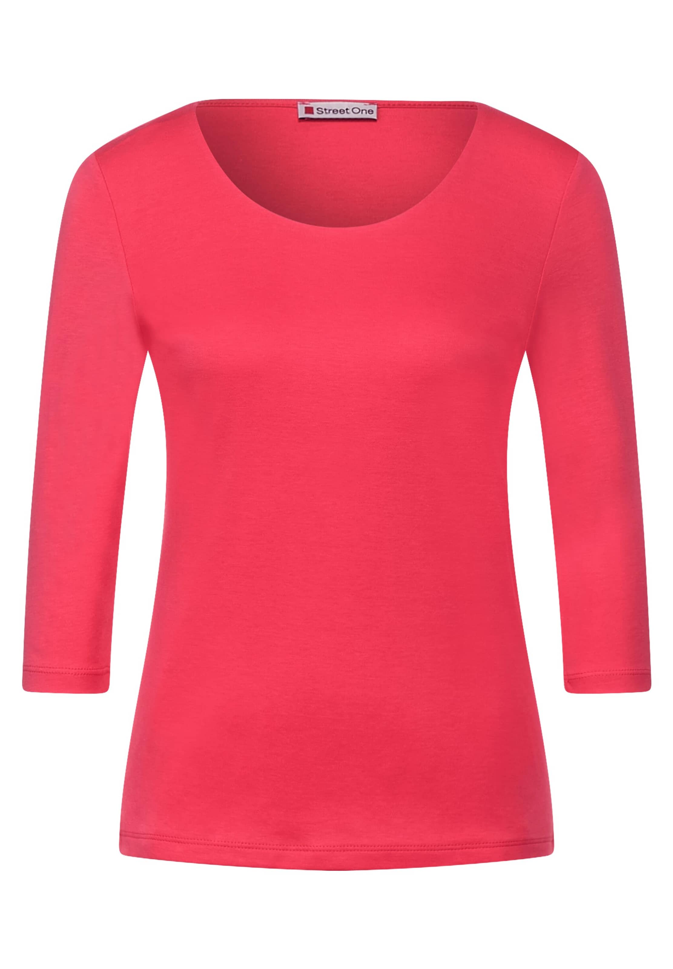 

STREET ONE Лонгслив в розовом цвете