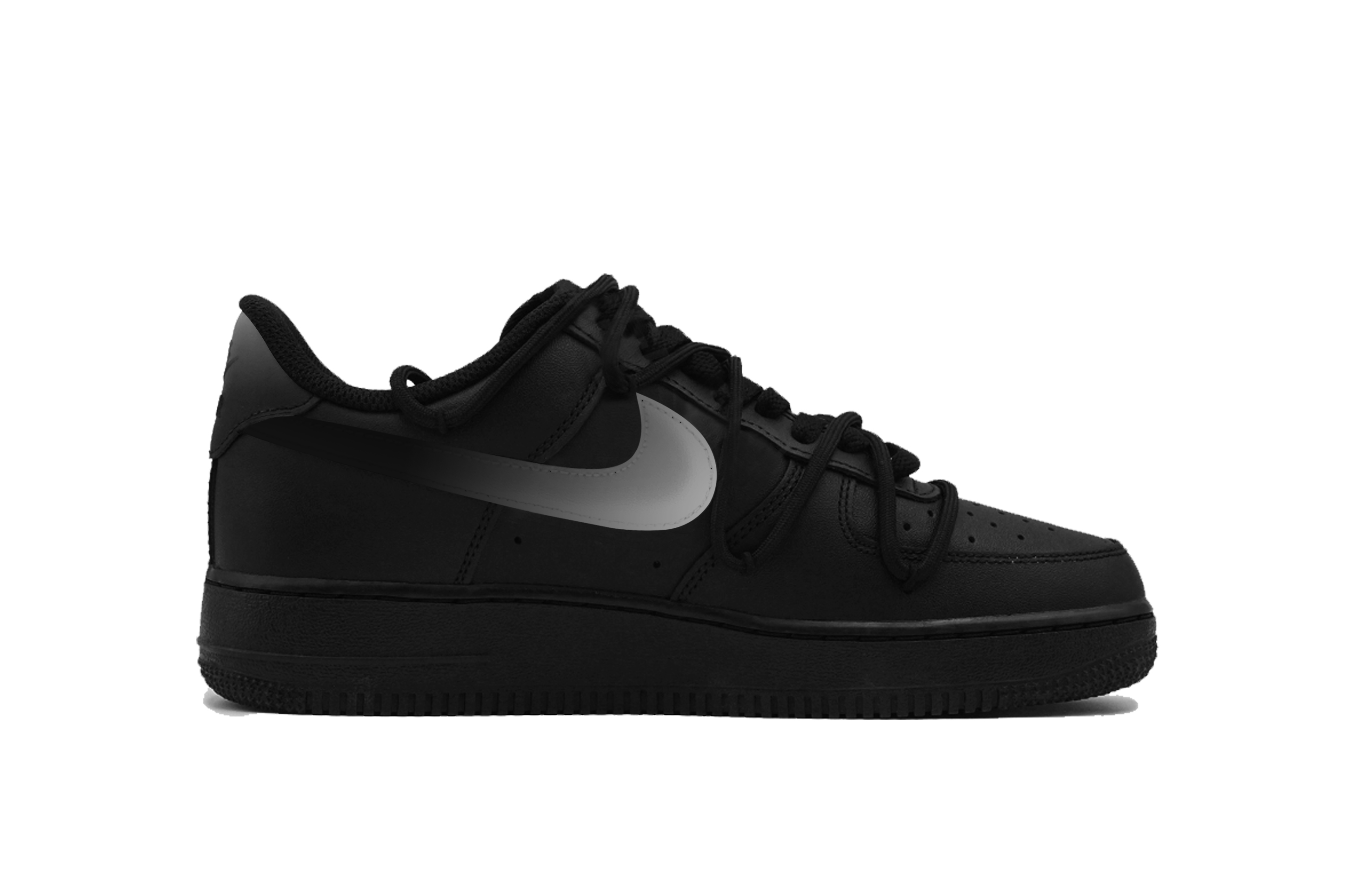 Кроссовки для скейтбординга Air Force 1 Kids Nike, серебристо-серый — фото 3