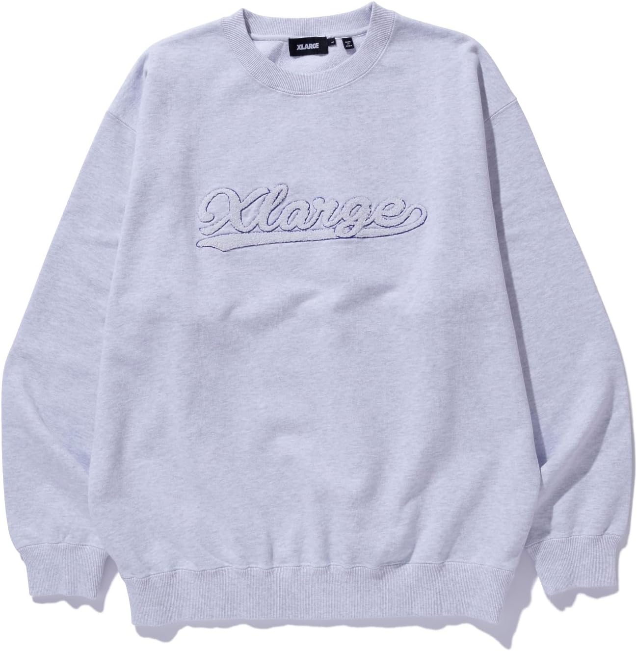 

Мужская толстовка размера XLARGE с круглым вырезом и логотипом из синели