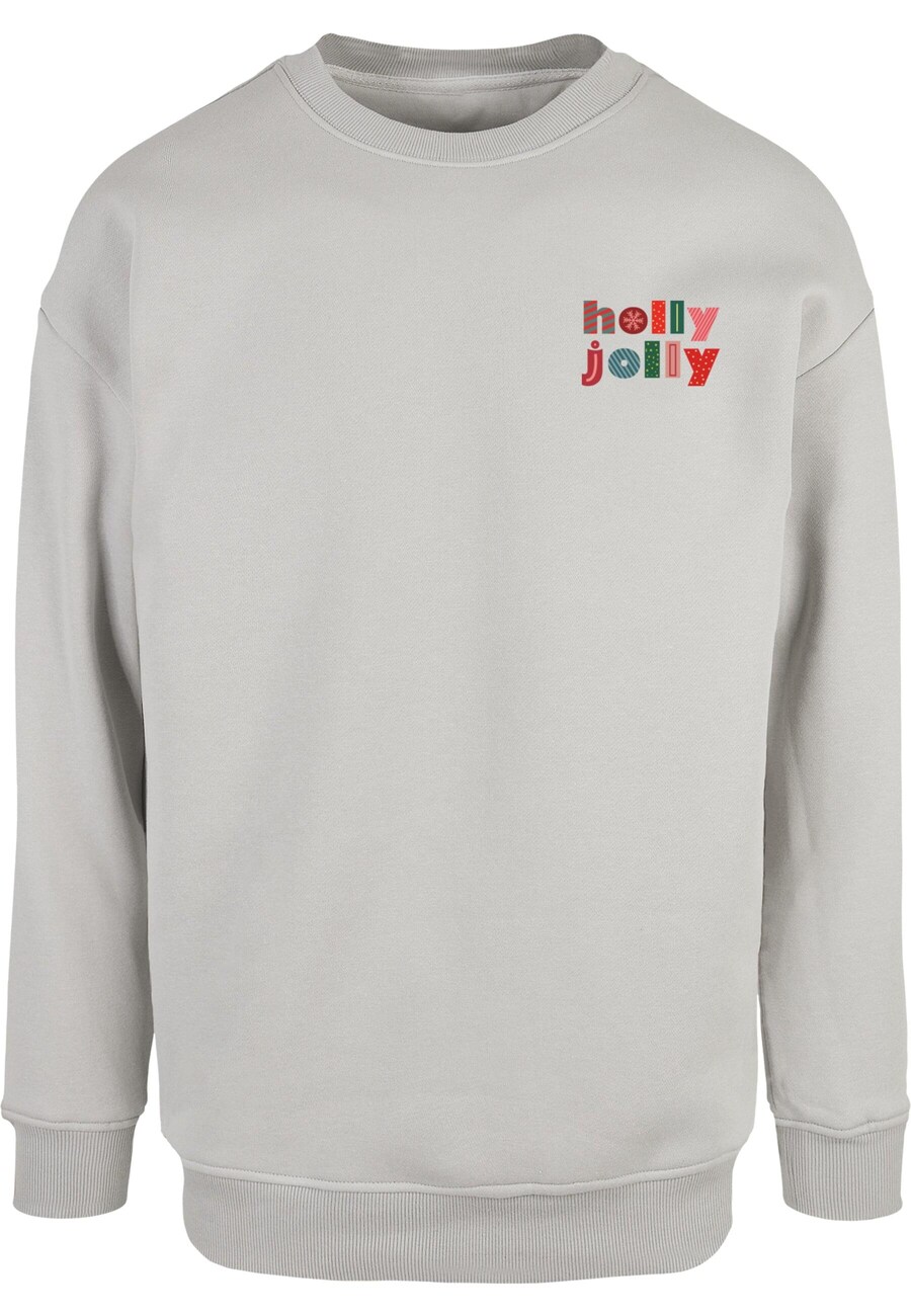 

Толстовка Merchcode Holly Jolly Mood, серый
