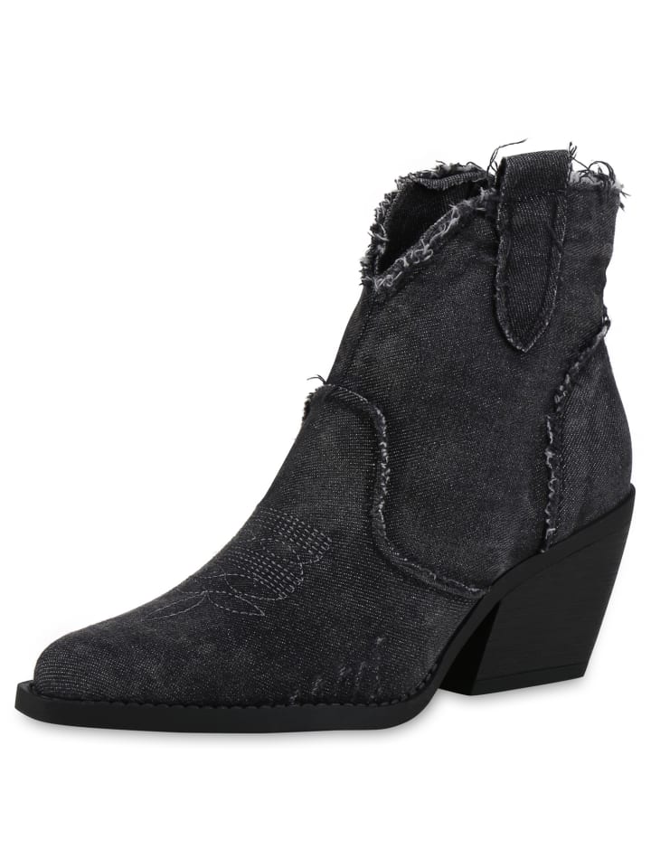 Ботильоны VAN HILL, цвет schwarz denim