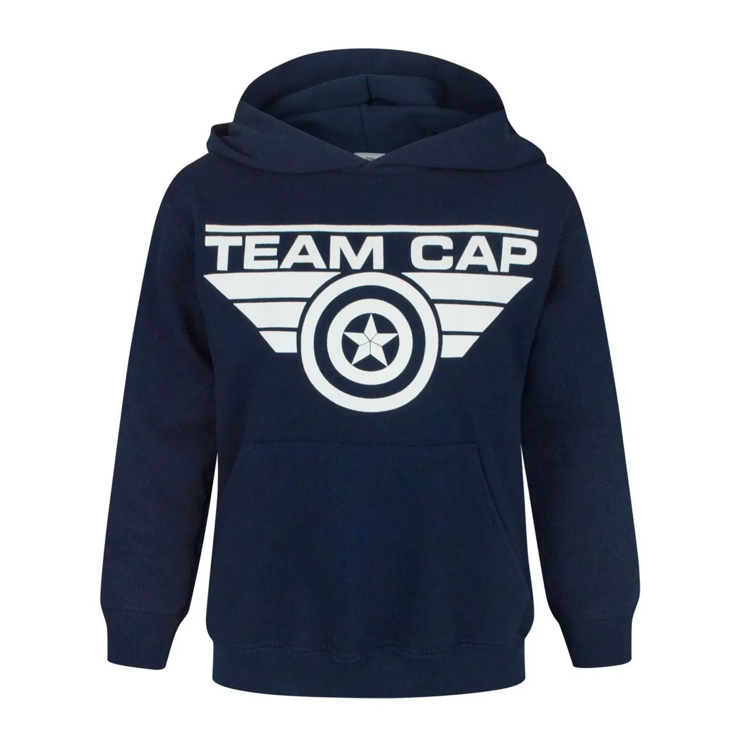 Детский худи Captain America Team Cap Marvel, синий