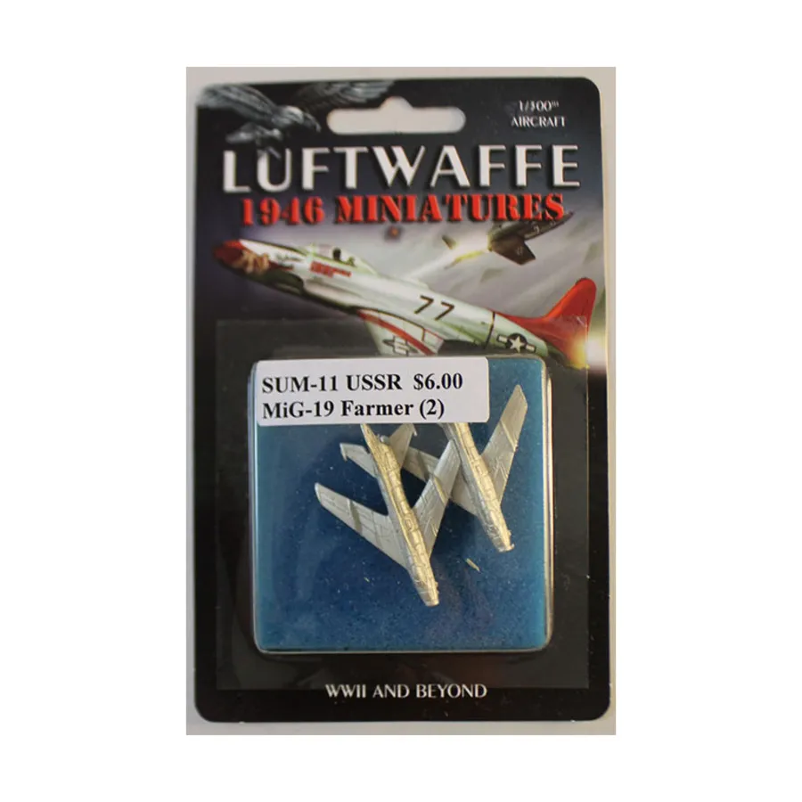 

МиГ-19 Фермер, Luftwaffe 1946 Miniatures - Soviet Union - Modern (1:300)