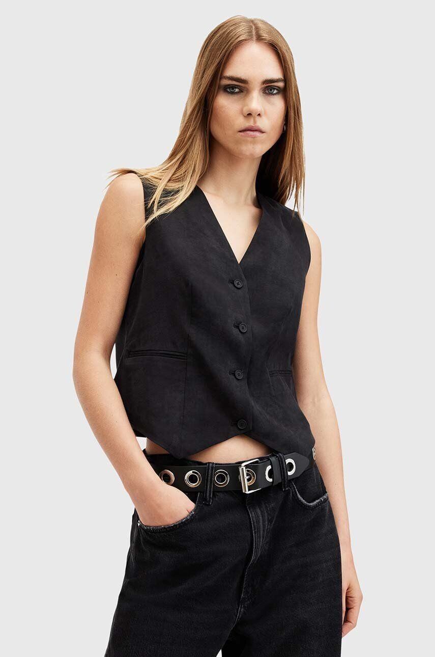 

ЖИЛЕТ AVERIE TEN AllSaints, черный