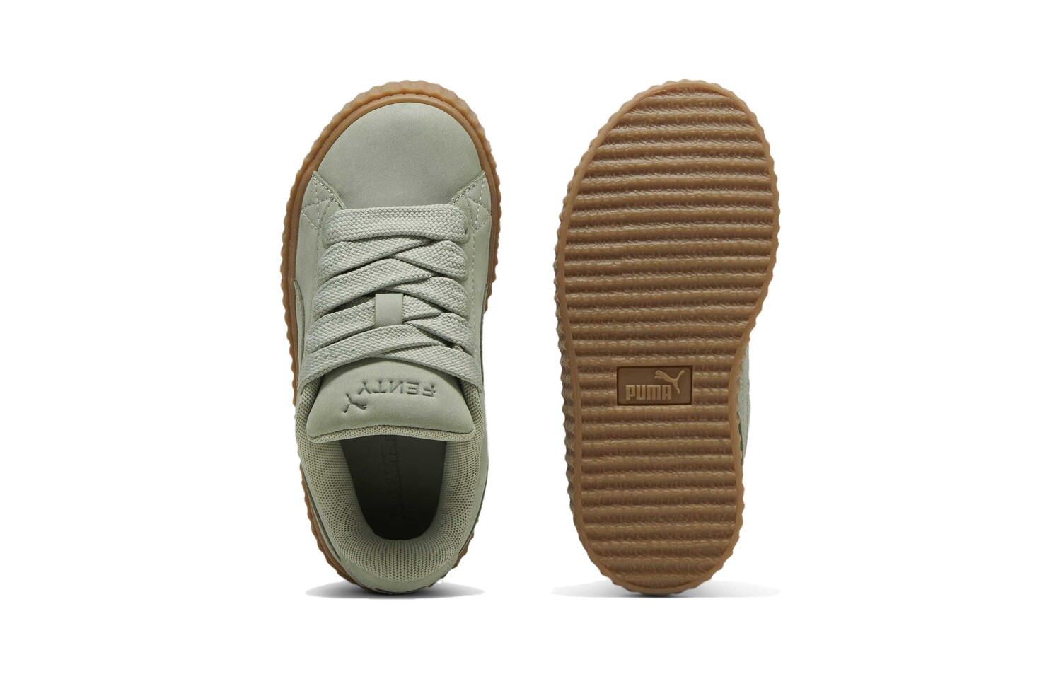 Детские кроссовки для скейтбординга Puma Creeper Phatty BP, Green — фото 4