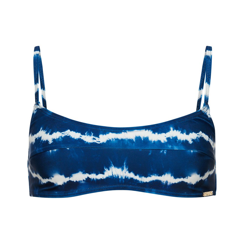 

Топ бикини Superdry Code Tie Dye, синий