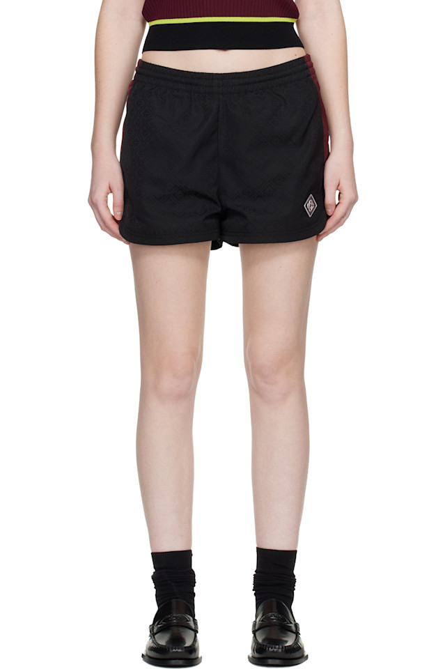 

Нейлоновые шорты с монограммой Casablanca, черный