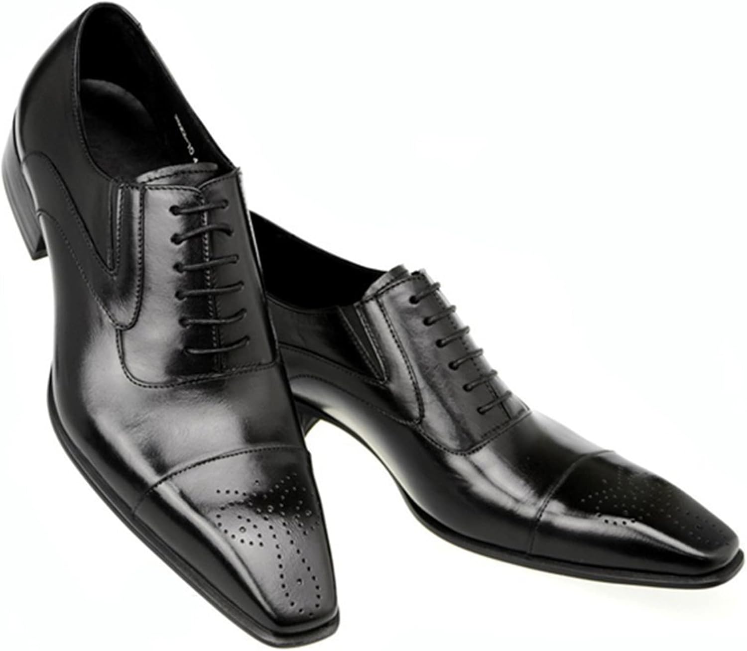

Мужские туфли TTiiLoe из ПУ с шнуровкой, классические оксфорды с гладким носком для бизнеса, официального стиля, работы и свадьбы (Цвет: черный, Размер: 44)