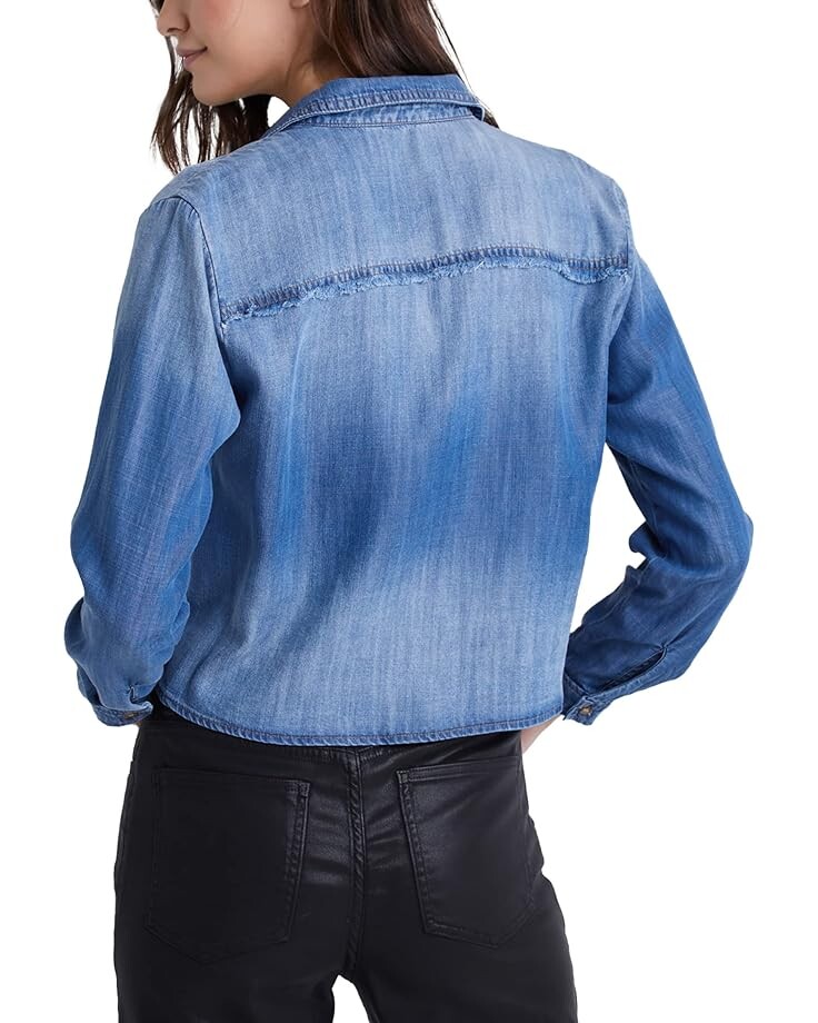 

Рубашка bella dahl Two-Pocket Tie Up Shirt, цвет Vintage Canyon Wash