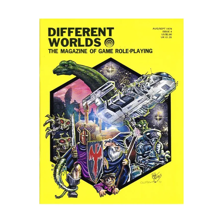 

Журнал #4 "Enchanted Weapons Table", Different Worlds Magazine