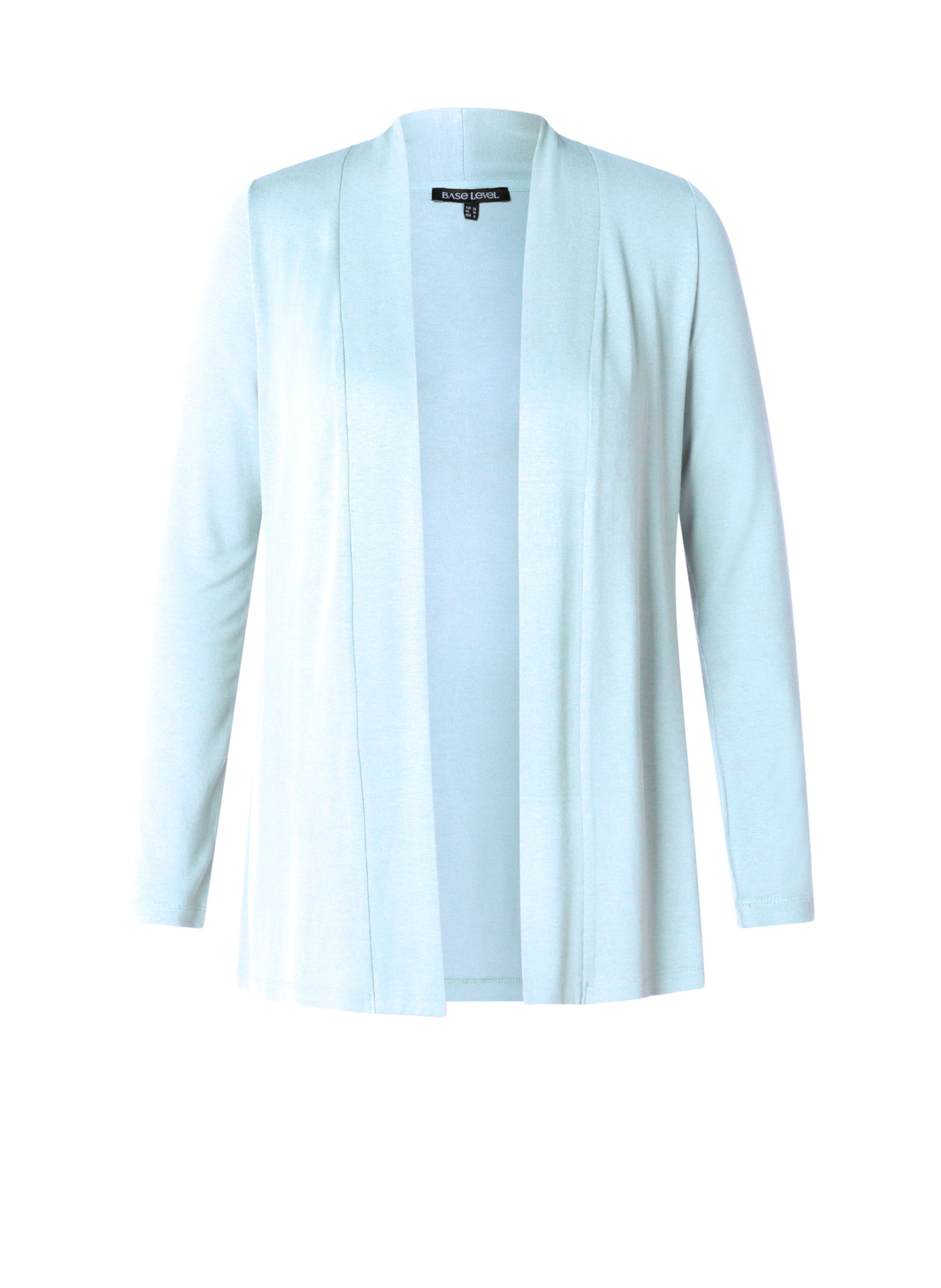 

BASE LEVEL CURVY Вязаный кардиган светло-голубого цвета