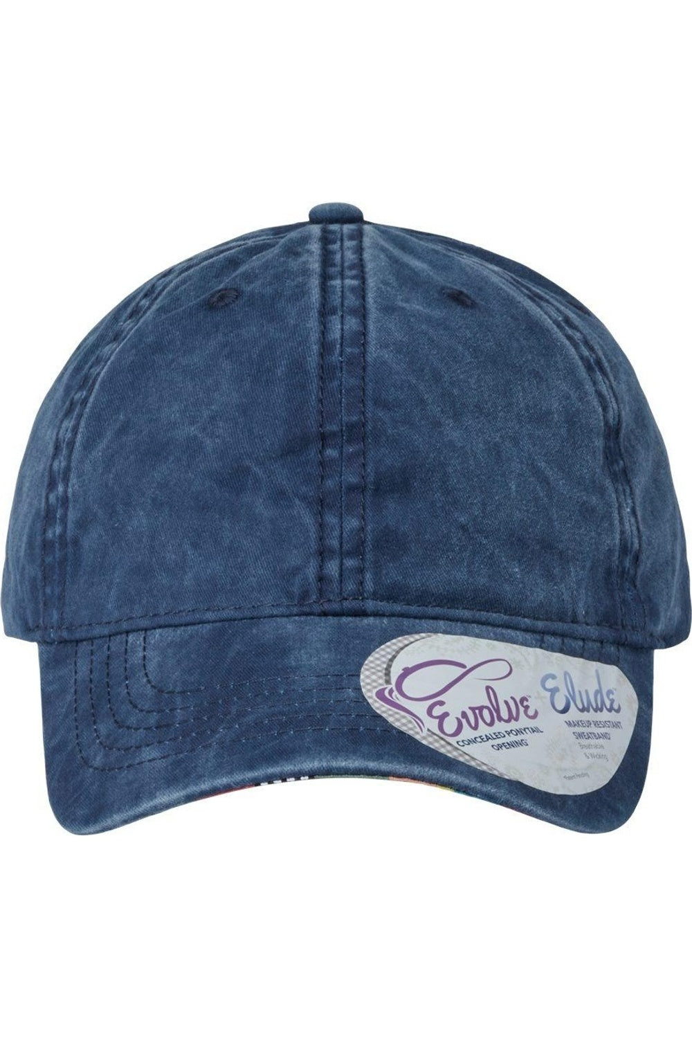 

Женская кепка Infinity Her с пигментной окраской и модным козырьком, темно-синий/полосатый