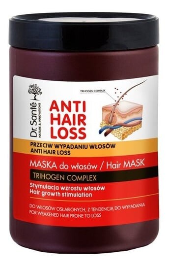 

Доктор Sante, Anti Hair Loss, маска, стимулирующая рост волос, 1000 мл, Dr. Sante