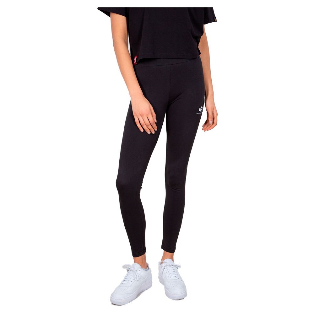 

Леггинсы Alpha Industries Basic Small Logo, черный