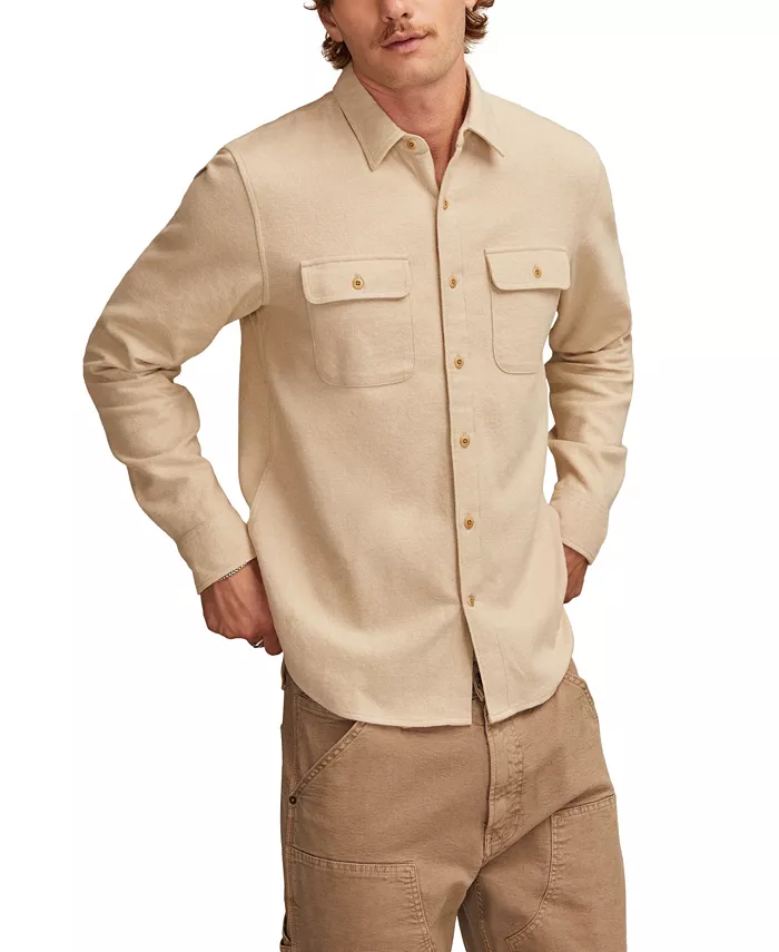 

Мужская однотонная фланелевая рубашка с длинным рукавом Cloud Soft Lucky Brand, зеленый