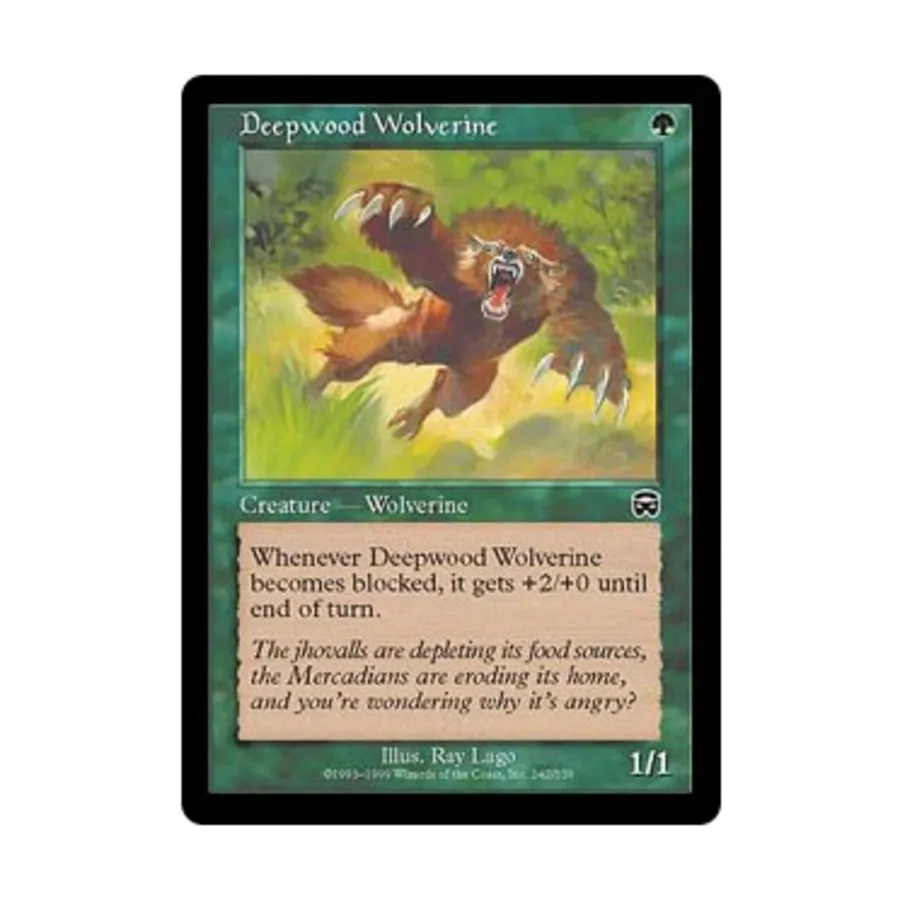 

CCG Глубоководная росомаха (К), MTG - Mercadian Masques