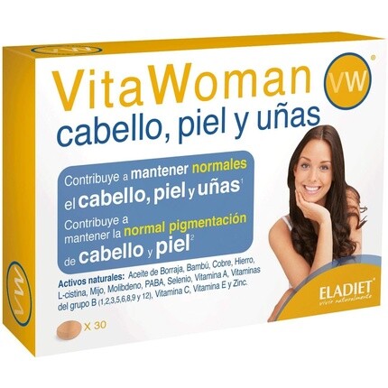 

Vita Woman Добавка для волос, кожи и ногтей, Eladiet