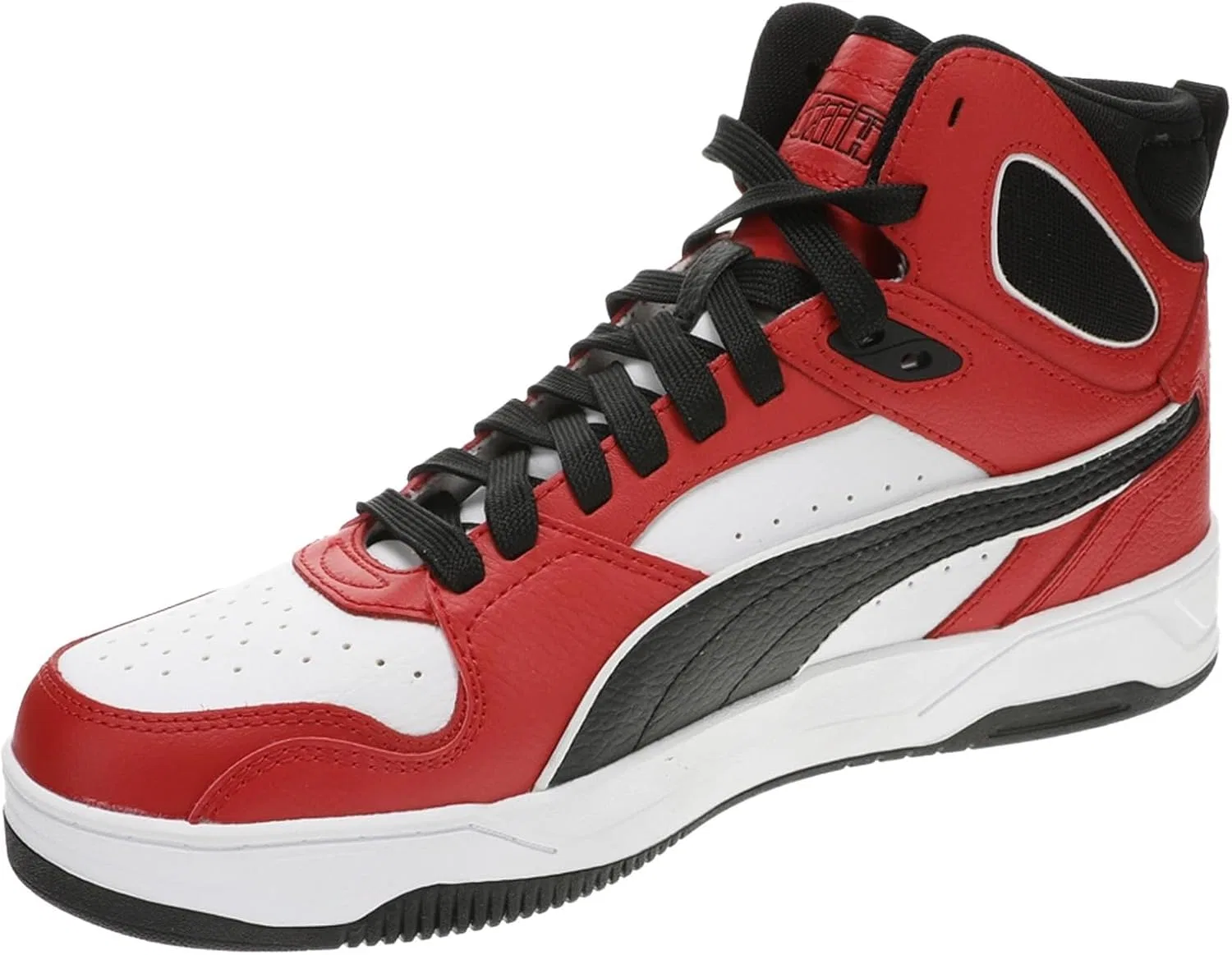 Мужские кроссовки Puma RBD Break Mid, White Black For All Time Red Ah25 — фото 4