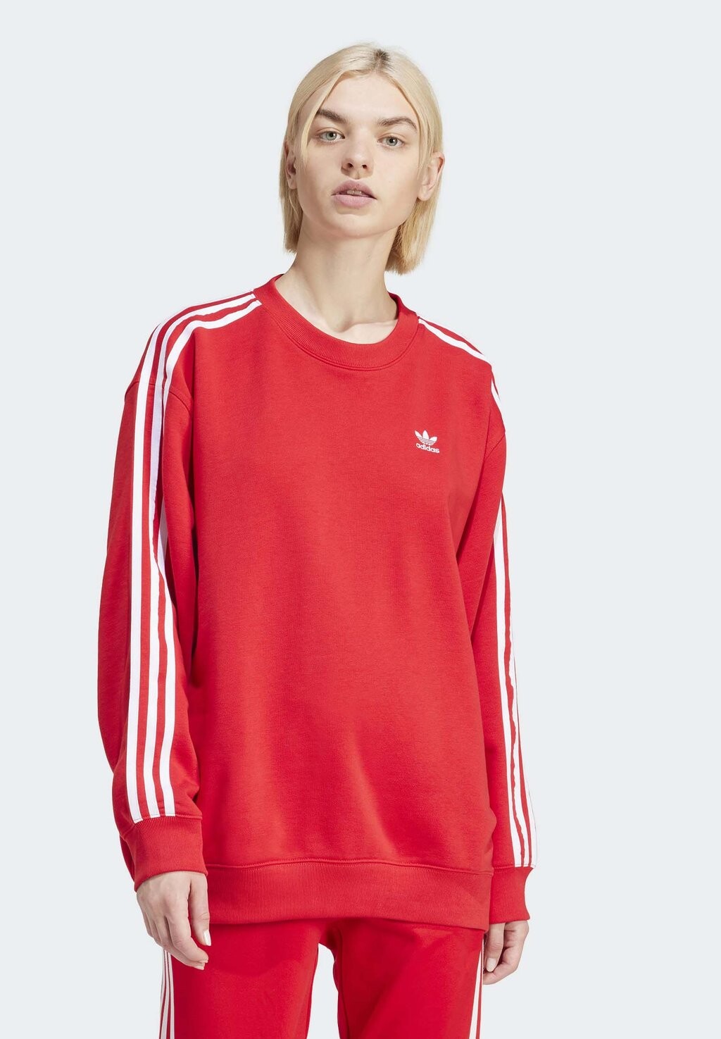 

Толстовка CREW adidas Originals, цвет better scarlet