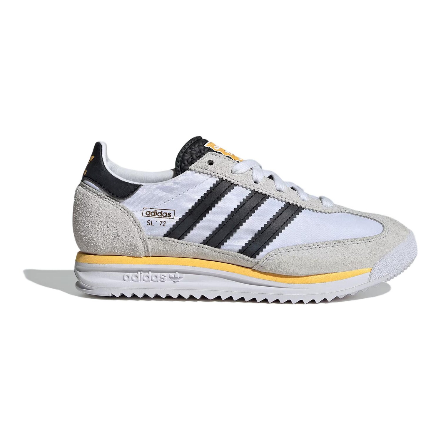 Кроссовки Adidas SL72 RS J 'White Black Spark', белый/черный/зеленый — фото 2