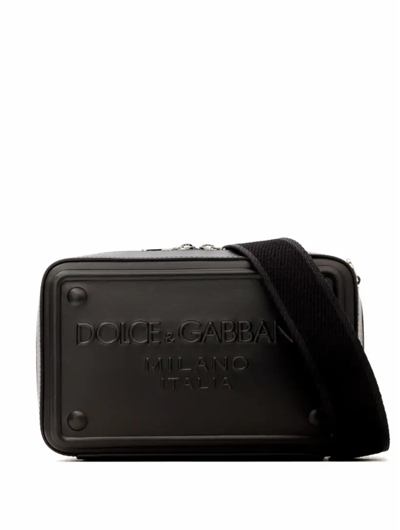 

Сумка через плечо с логотипом Dolce&Gabbana, черный