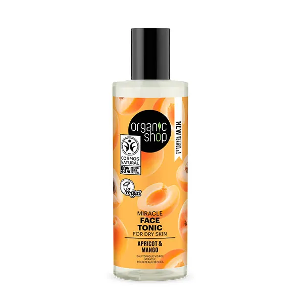 

Чудодейственный тоник для лица Miracle Face Tonic Apricot & Mango Organic Shop, 150 ml