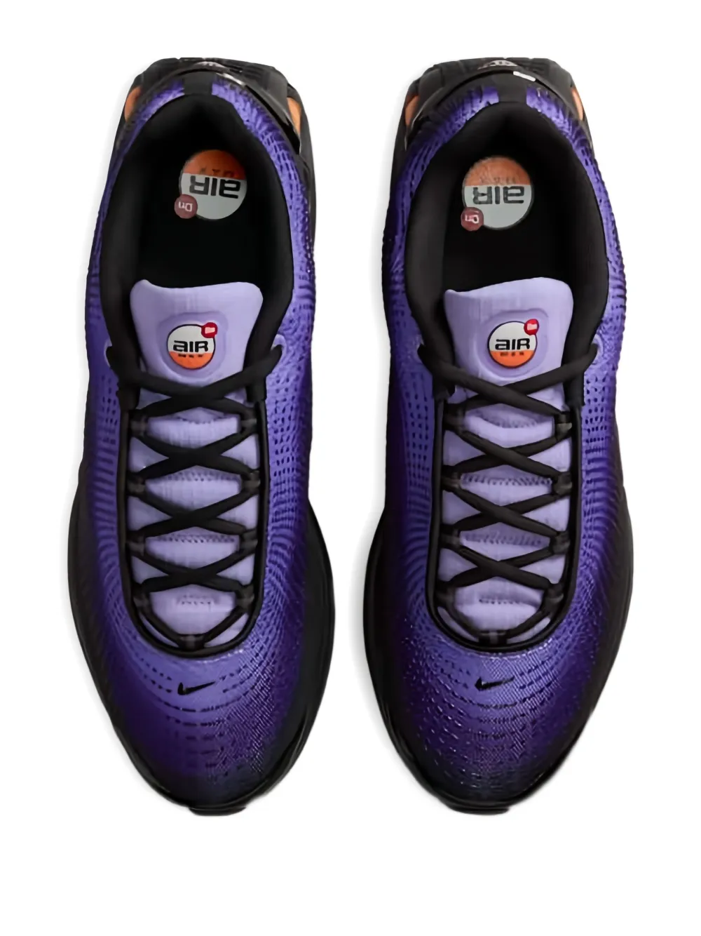 Кроссовки Air Max Dn SE "Medium Violet/Total Orange" Nike, черный — фото 2