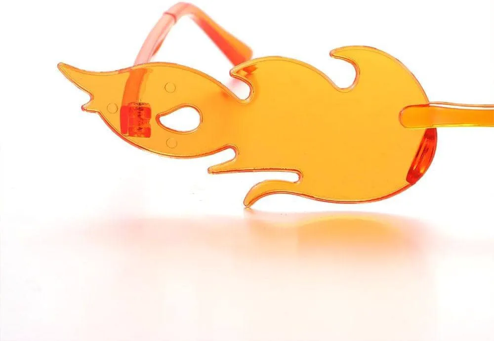 

Женские солнцезащитные очки: модные безободковые солнцезащитные очки с поликарбонатной оправой и защитой от УФ-излучения UV400, очки для вечеринок generic, C22