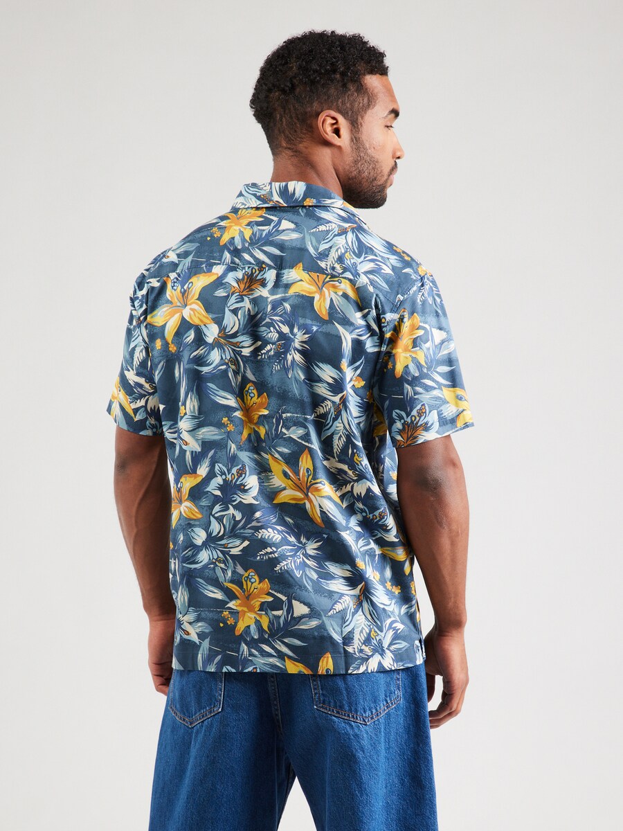 Удобная рубашка на пуговицах Superdry, цвет Blue/Light blue — фото 4