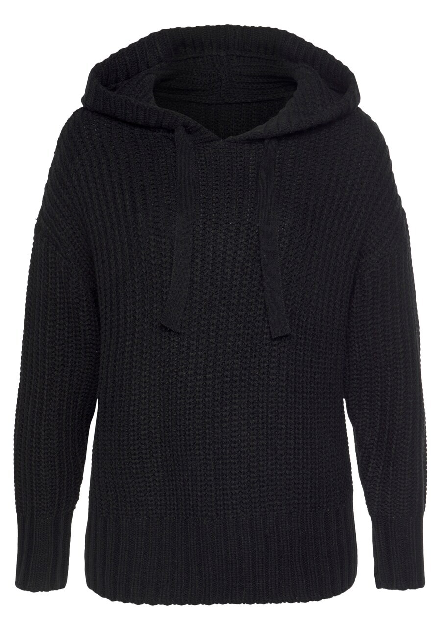 

Толстовка с капюшоном LASCANA Sweater, черный