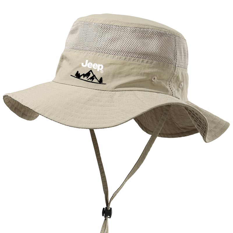 

Шляпа от солнца из полиамидного волокна Unisex Jeep, хаки