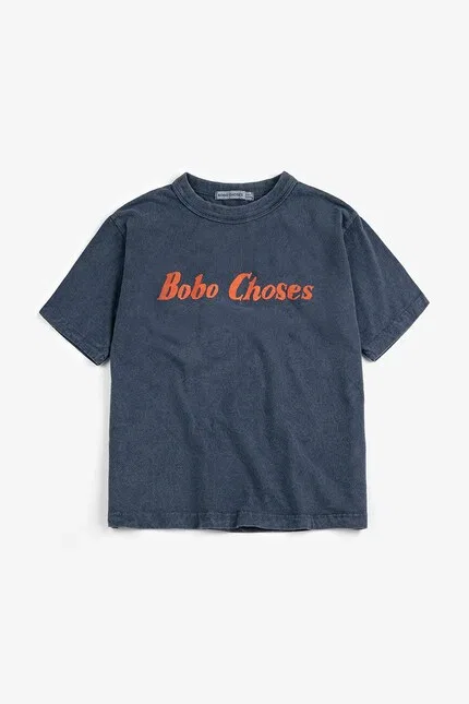 Футболка детская хлопковая Bobo Choses, синий — фото 2
