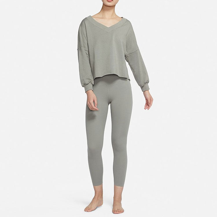 Толстовка (WMNS) AS W NY LUXE OFF MAT FLC VNCK LIGHT ARMY — фото 2