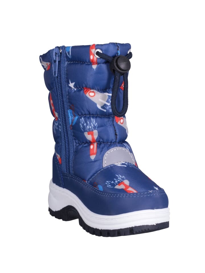 Сапоги Playshoes Winter-Bootie Weltraum, цвет Marine — фото 4