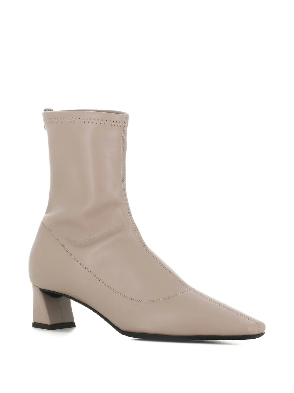 Ботинки с квадратным носком и блочным каблуком Giuseppe Zanotti, нейтральный — фото 2