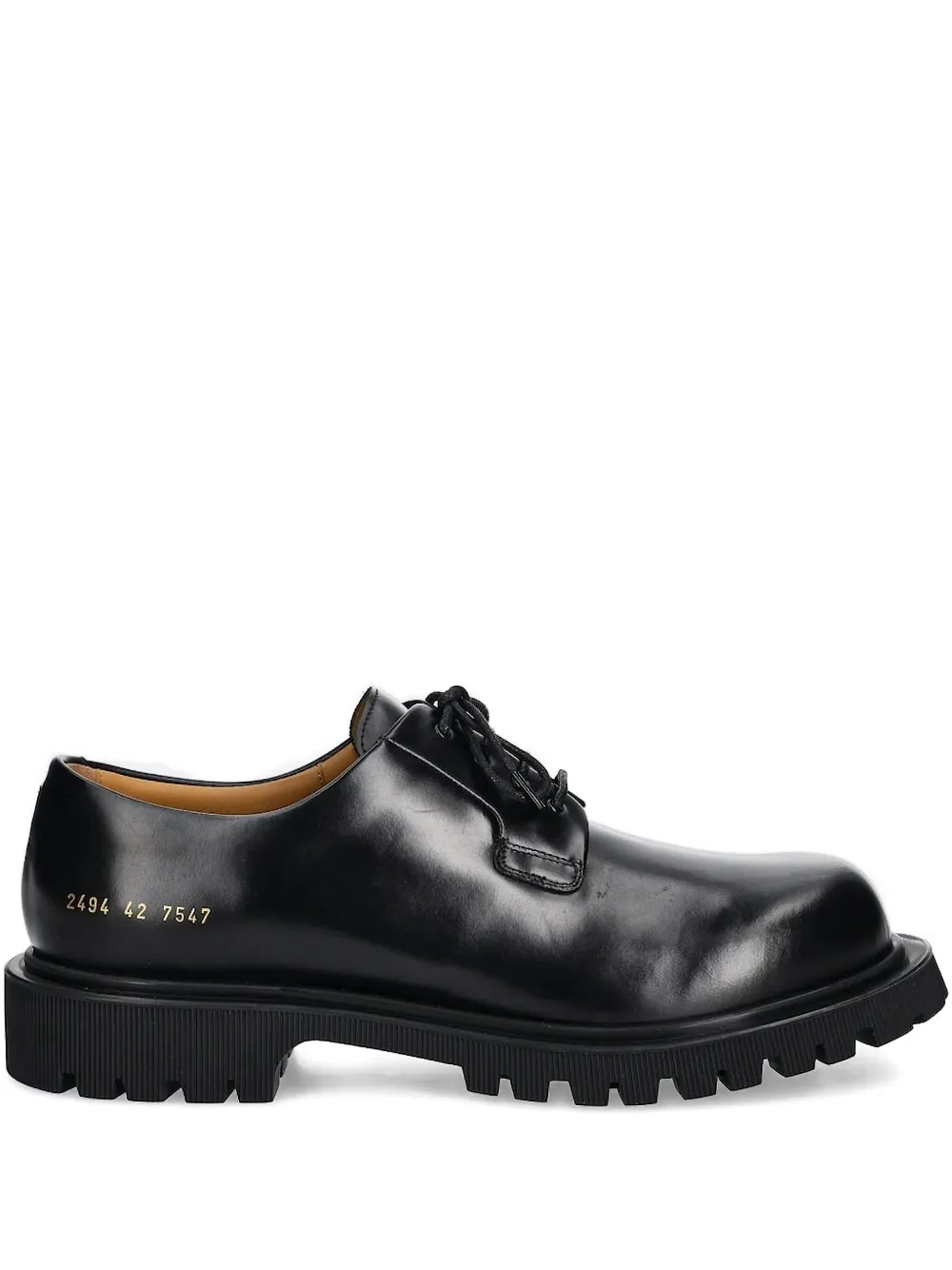 

Кожаные туфли дерби на шнуровке Common Projects, черный